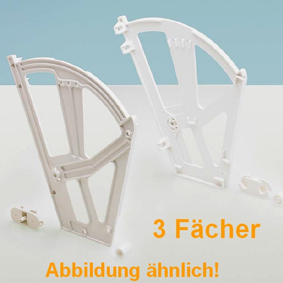 Schuhschrankbeschlag 3 F�cher  (Set)