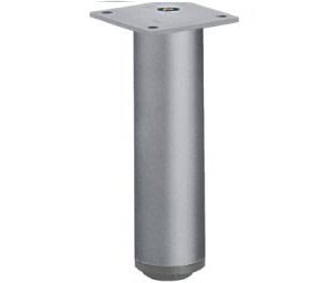 M�belfu� Lani RO aus Aluminium silber eloxiert 80mm