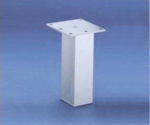 M�belfu� Lani SQ 46 aus Aluminium silber eloxiert 200mm