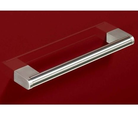 M�belgriff -Brema-  Bohrabstand 192mm  Edelstahl Optik
