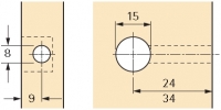 Rastex 15 f�r 18mm B�den ohne Abdeckrand blank