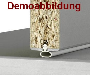 R�hrchendichtung mit Steg  Antrazitgrau