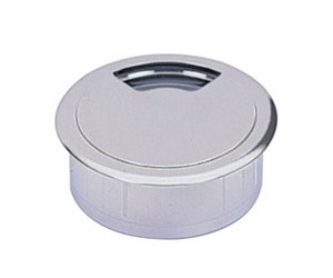 Kabeldurchlass 60mm Chrom Optik hochglanz