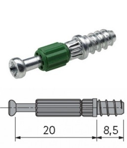 Twister Einschraubd�bel f�r Rastex 15,  DU 319