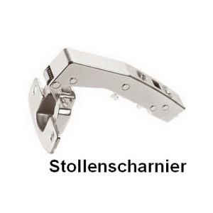 Topfscharnier sensys 8639i W90 f�r Stollenanschl�ge