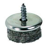 Filz-Parkettgleiter zum Anschrauben  mit Metallgeh�use, 28mm