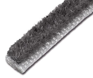 B�rstendichtung 9,5mm x 4,5mm  Grau